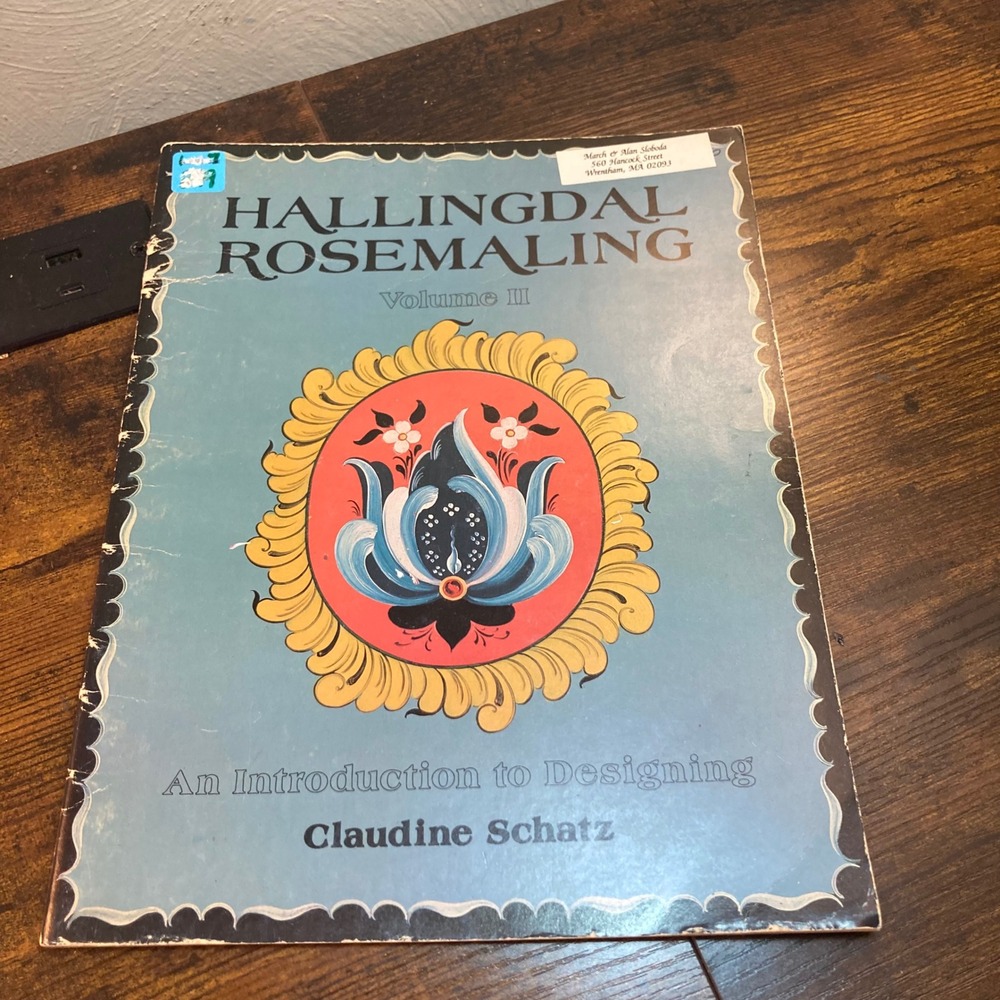 Hallingdal Rosemaling Volume II Introduction to Designing Claudine Schatz 1980